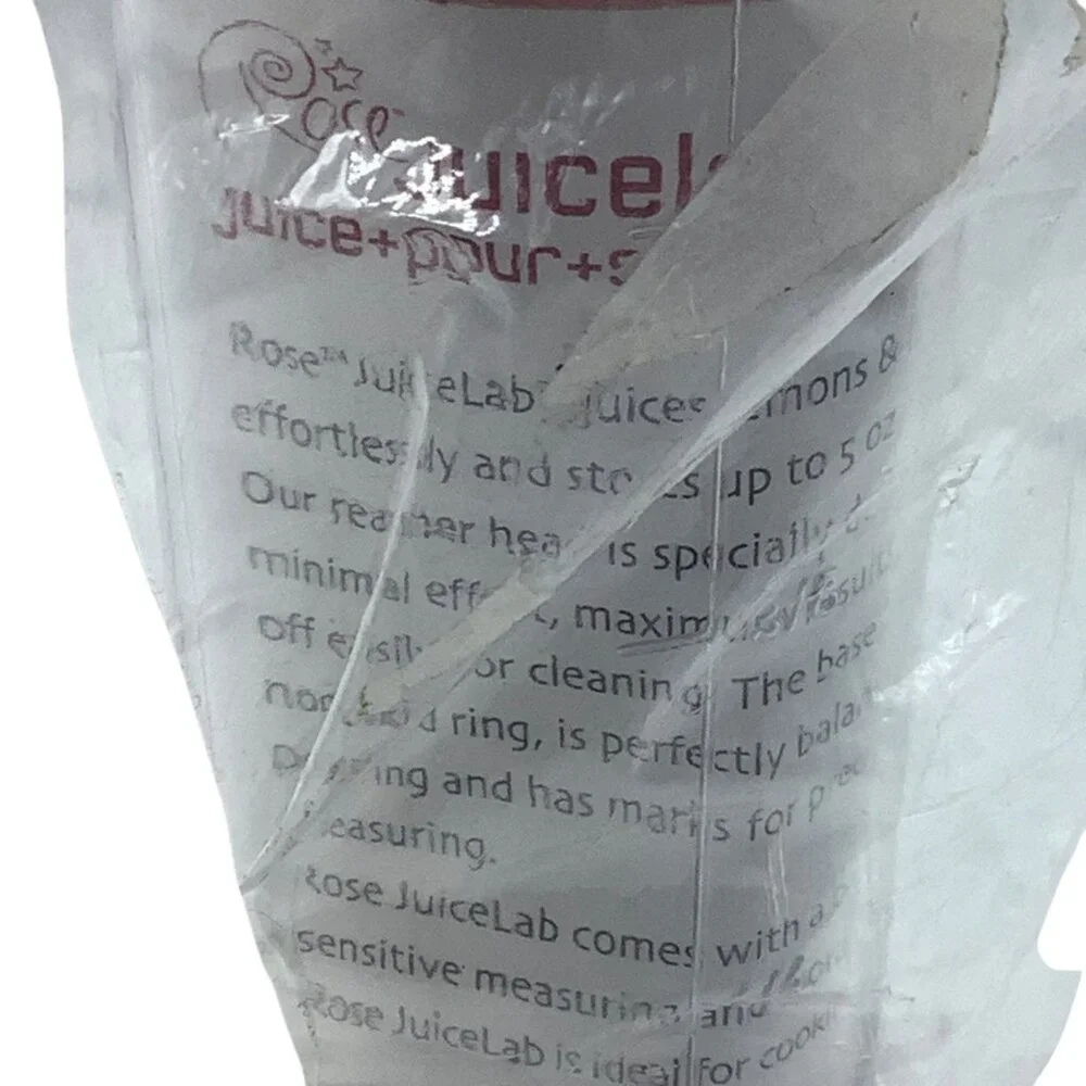Rose JuiceLab Citrus Juicer Measuring Cup Rose Levy Beranbaum NEW‎